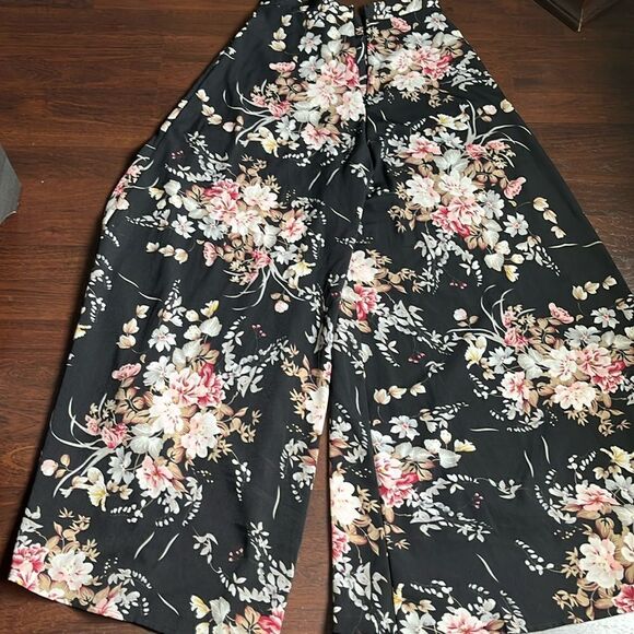 Floral wide leg pants - Picture 1 of 4